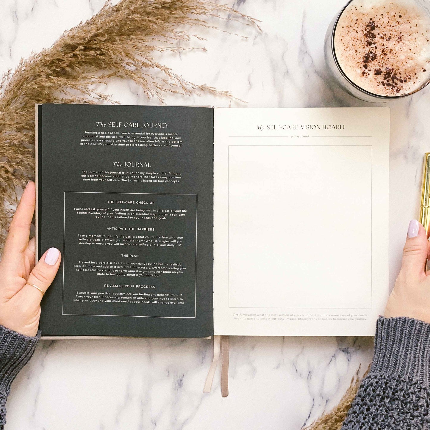 NEW- My Daily Self-Care Journal - Wellness Journal (Jupiter)