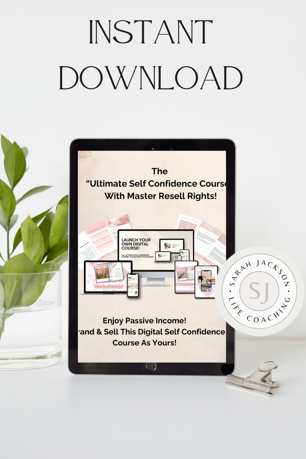 RESELL / REBAND AS YOUR OWN! Ultimate Self Confidence Course! Journals | Worksheets | Audios | Meditation Bundle