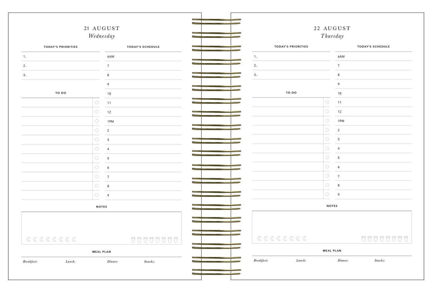 2024 Daily Planner Juniper
