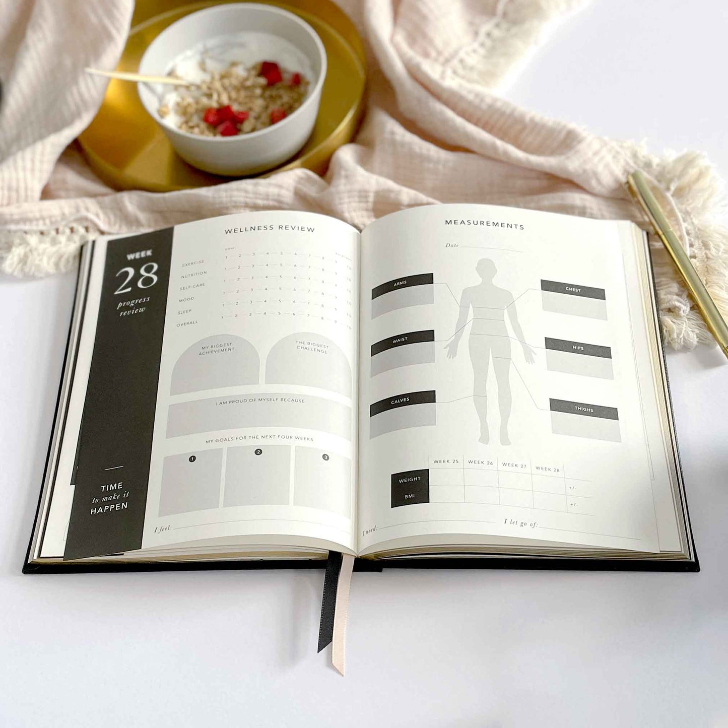 My Daily Fitness Planner - Workout and Meal Planner (Forest)