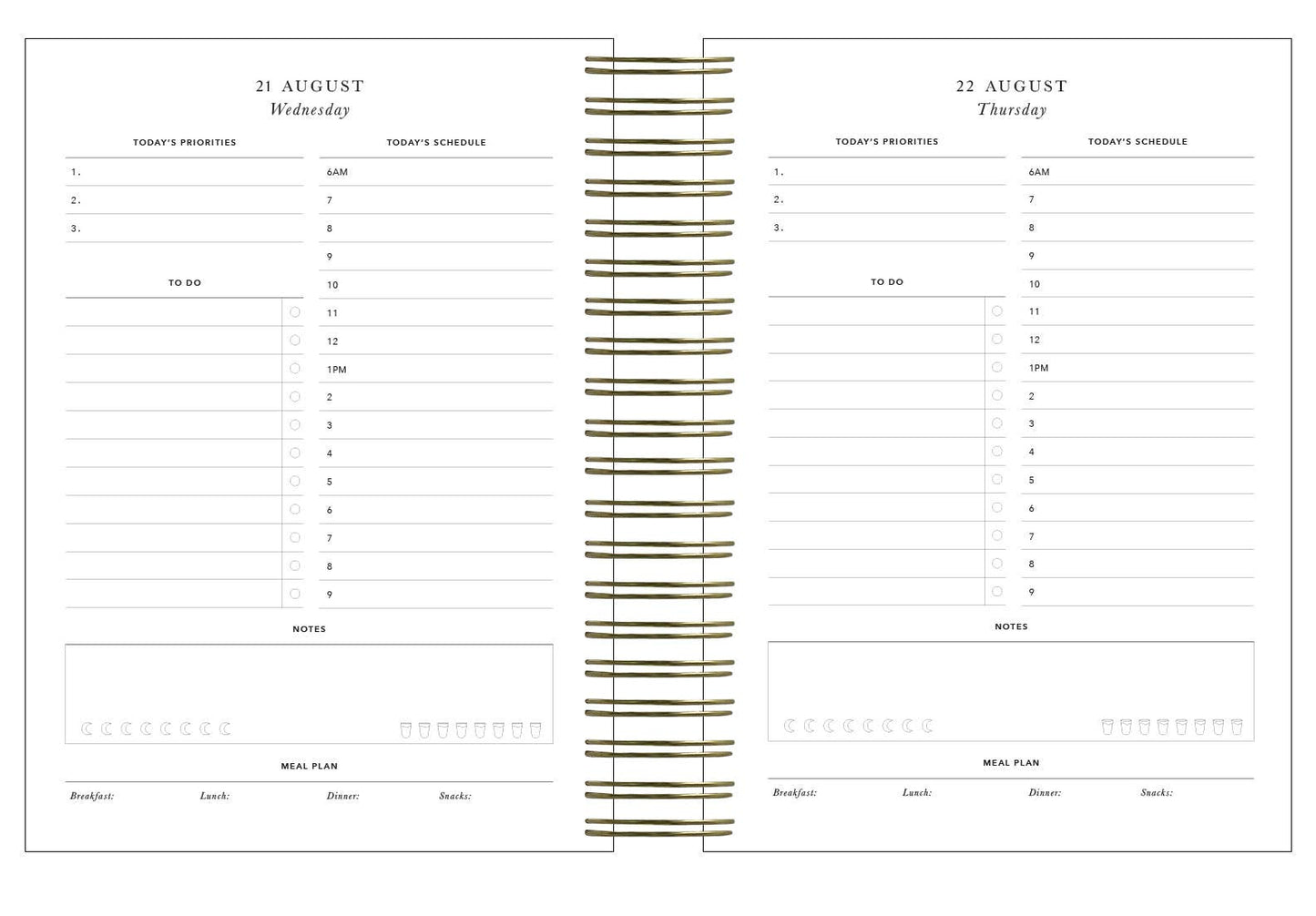 2024 Daily Planner Liquorice