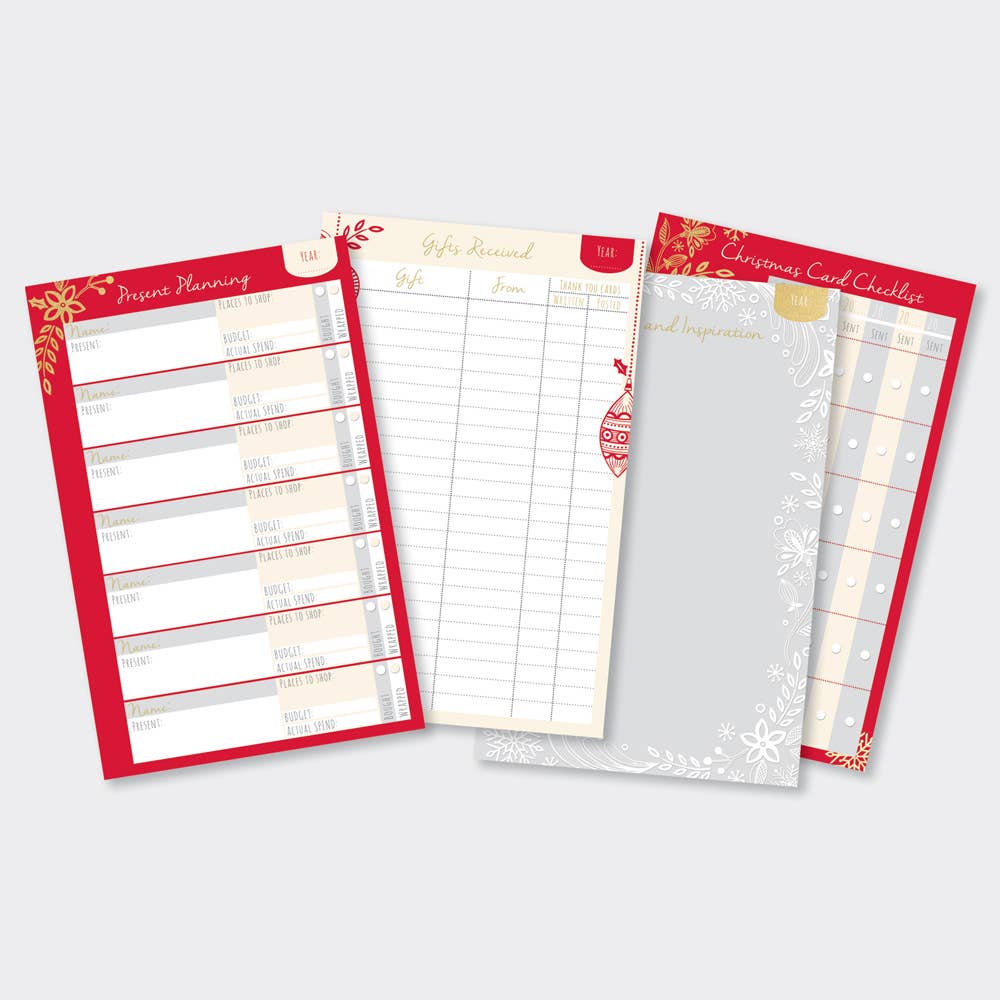 Wire Bound Christmas Organiser / Planner