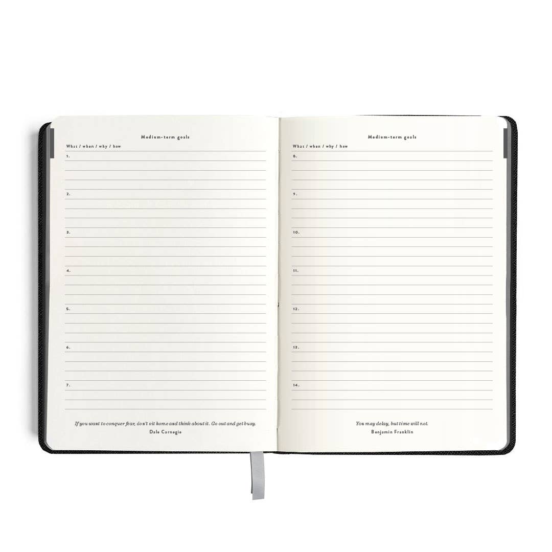 Daily Goal Setter Planner Tan