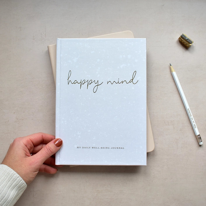 Well-Being Happy Mind Journal - Daily Happiness Journal