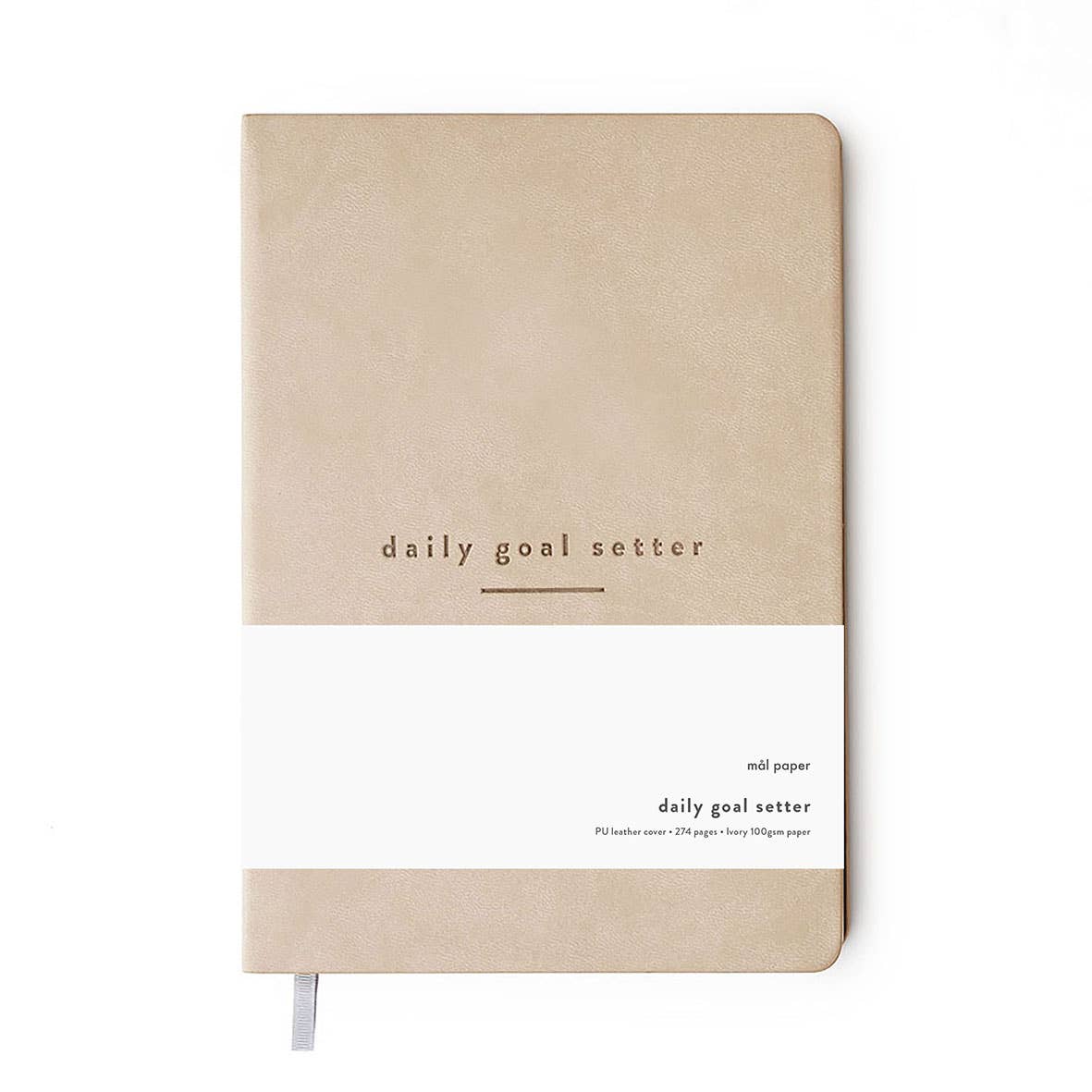 Daily Goal Setter Planner Tan