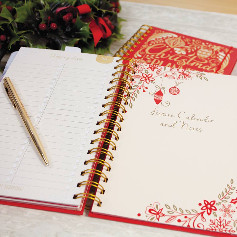 Wire Bound Christmas Organiser / Planner