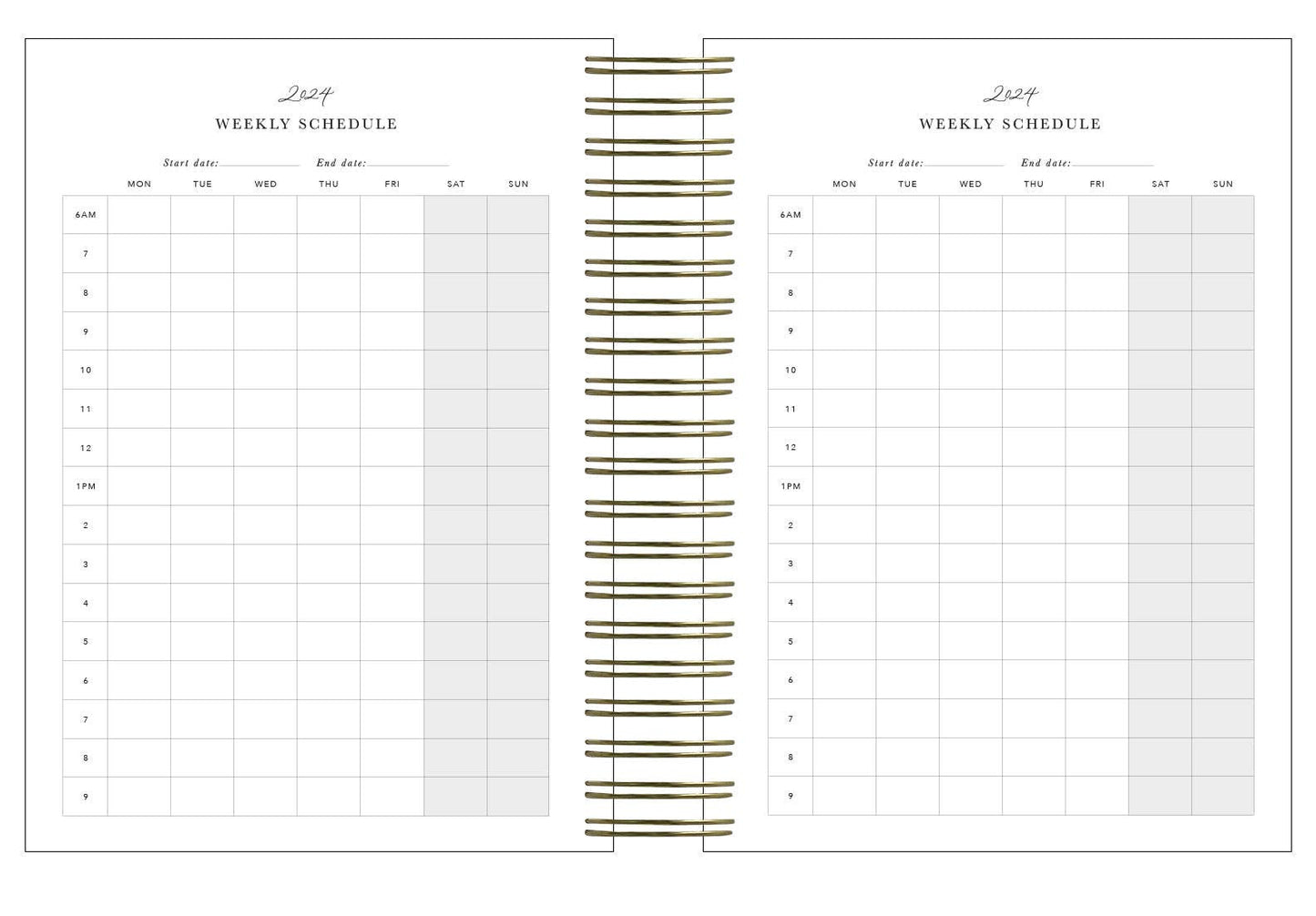 2024 Daily Planner Juniper