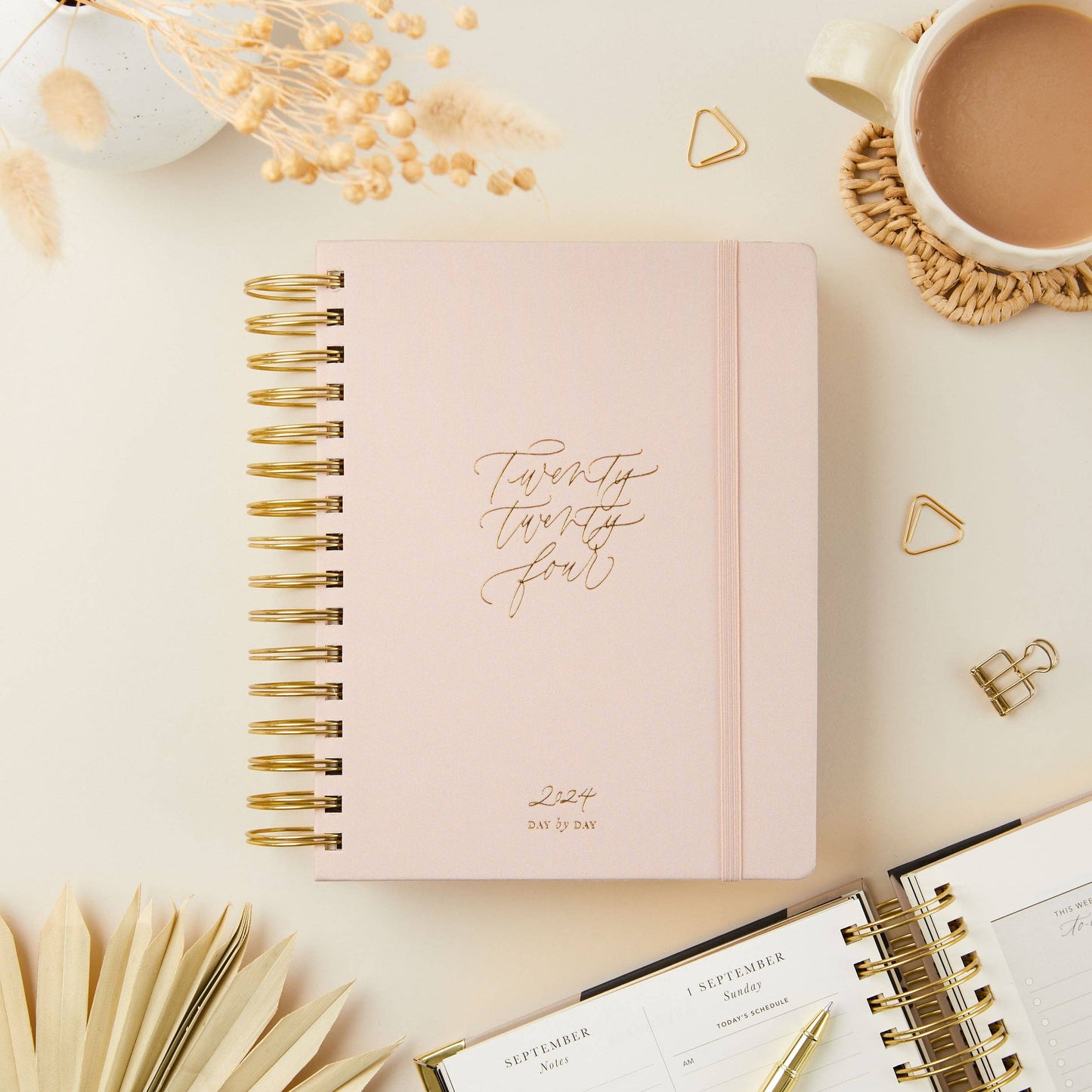 2024 Daily Planner Blush