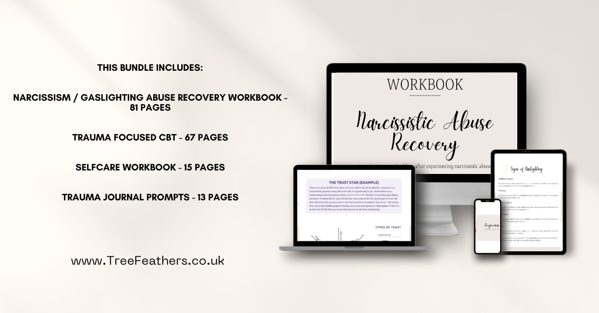 Narcissistic Abuse Recovery Digital & Printable Workbook