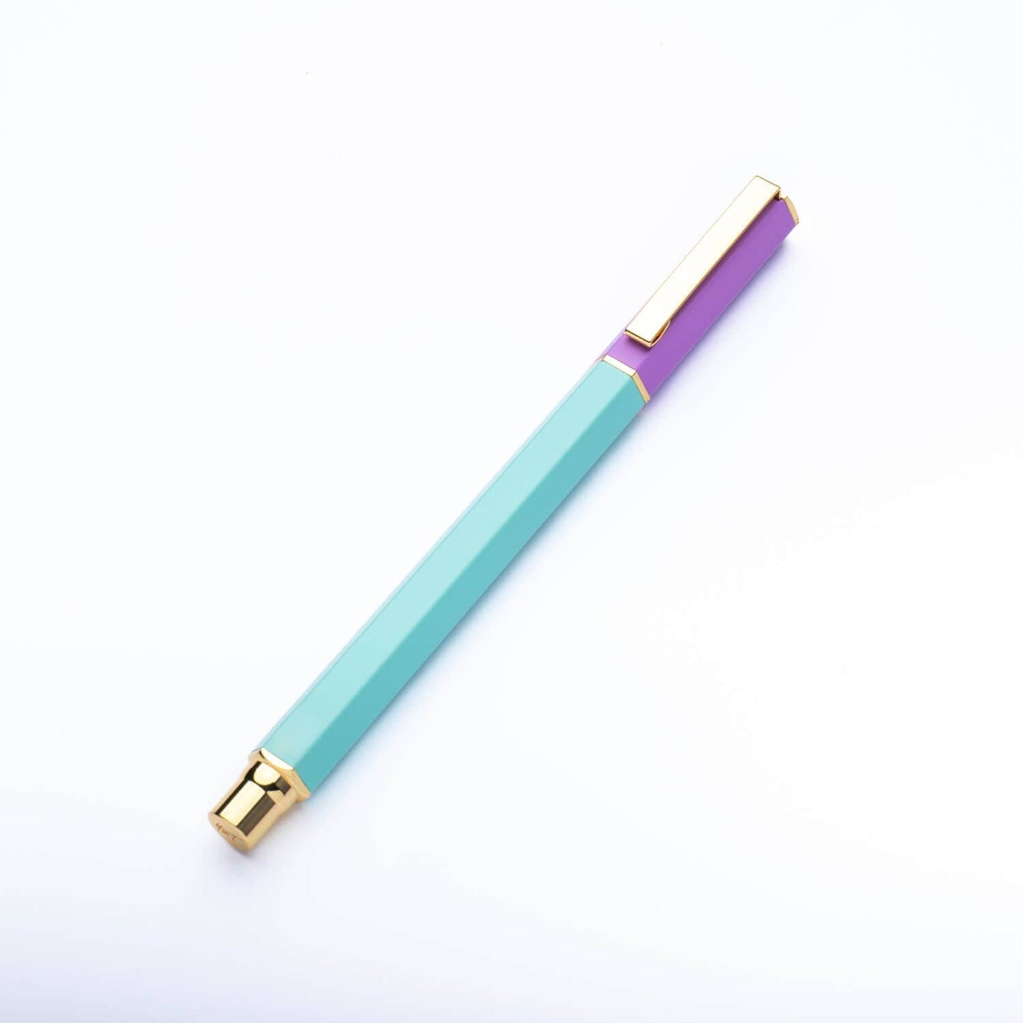 Contrast Ballpoint Pen: Pink & Mint