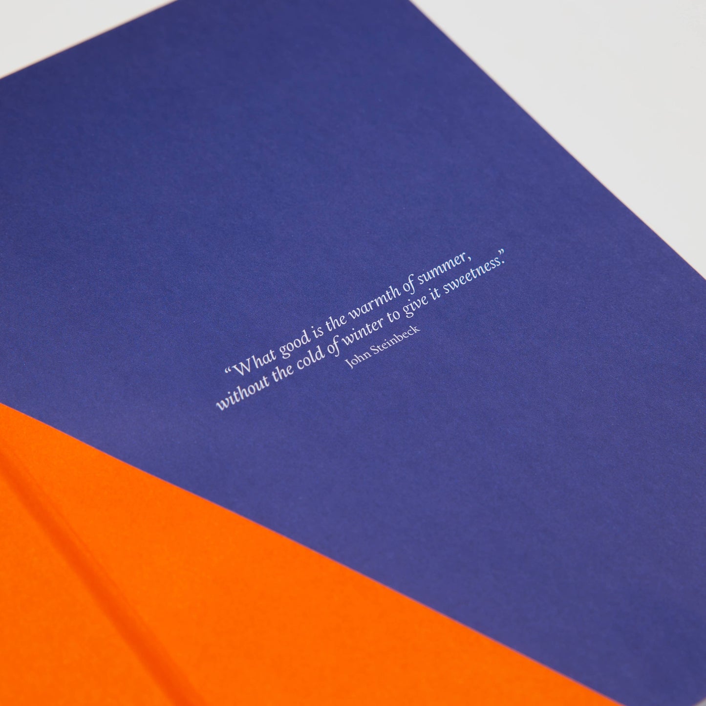 Lined Notebook A5 - Contrast Navy & Orange