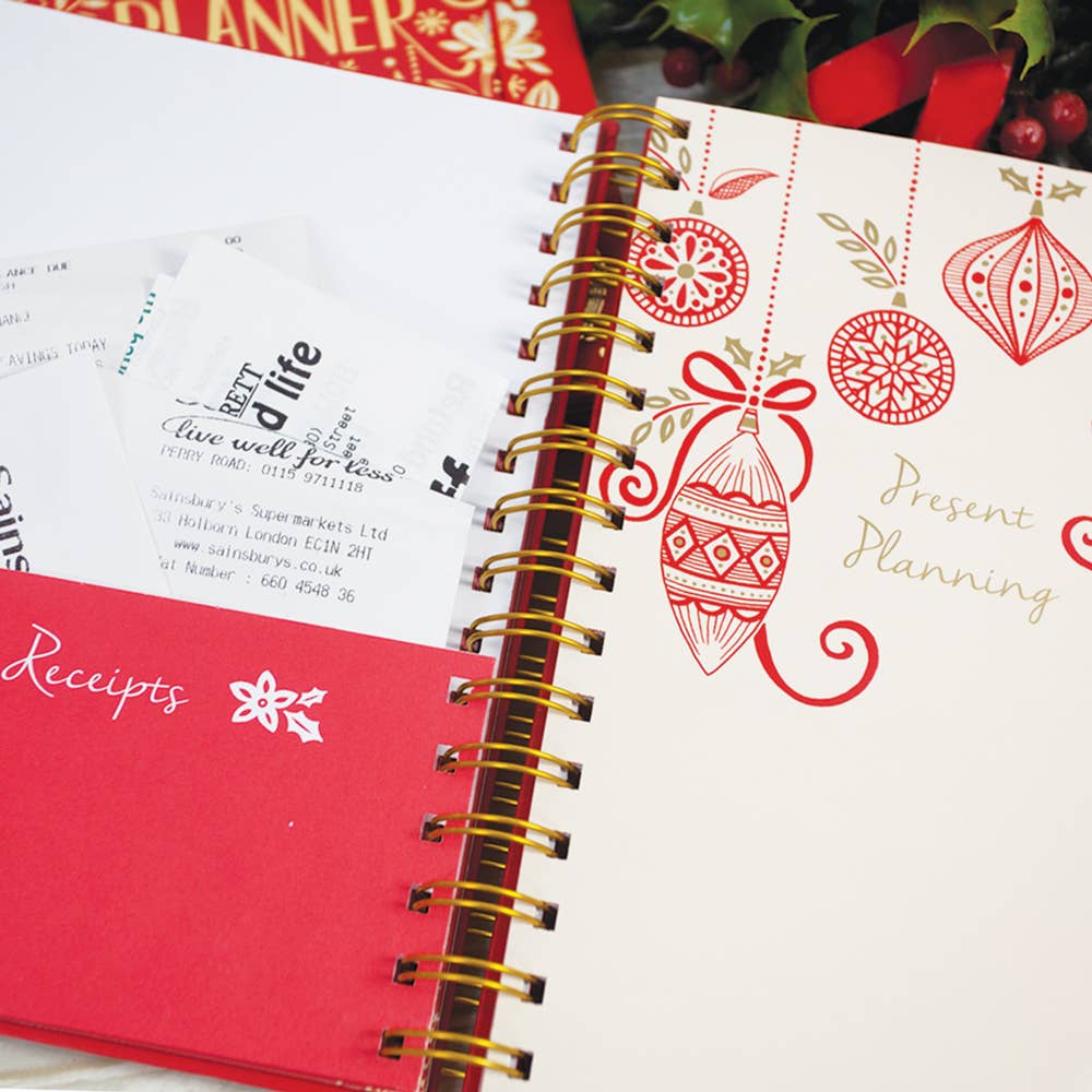 Wire Bound Christmas Organiser / Planner