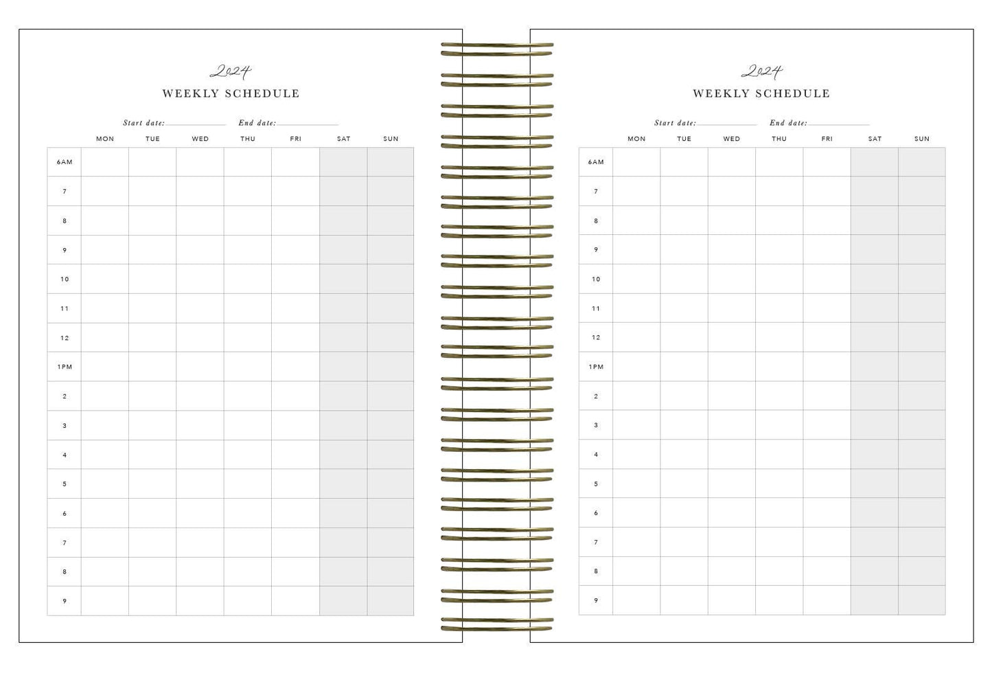 2024 Daily Planner Liquorice