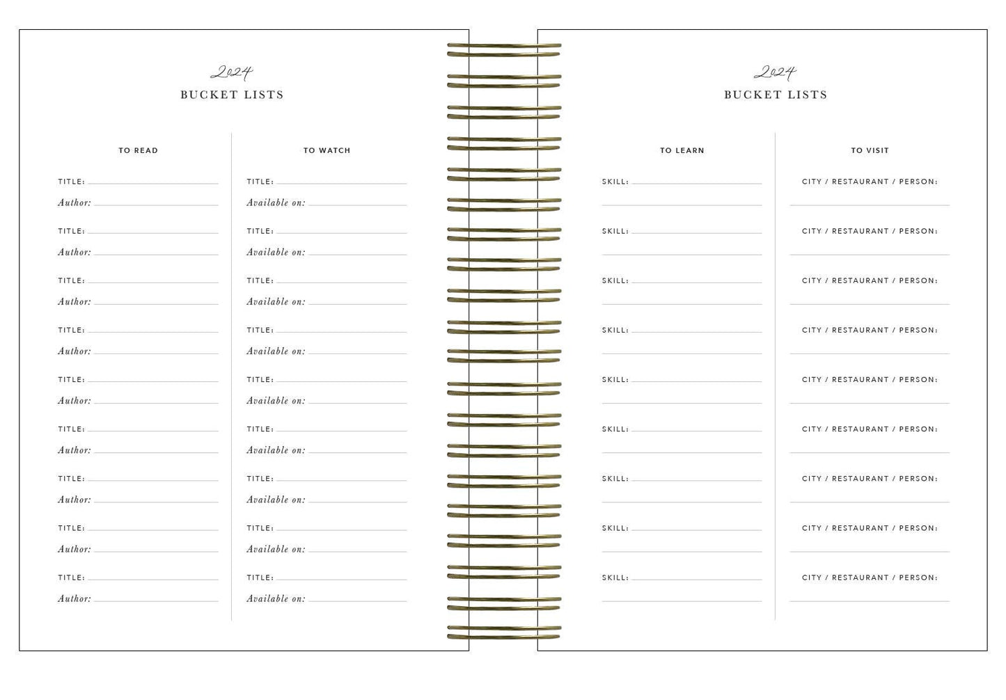 2024 Daily Planner Liquorice