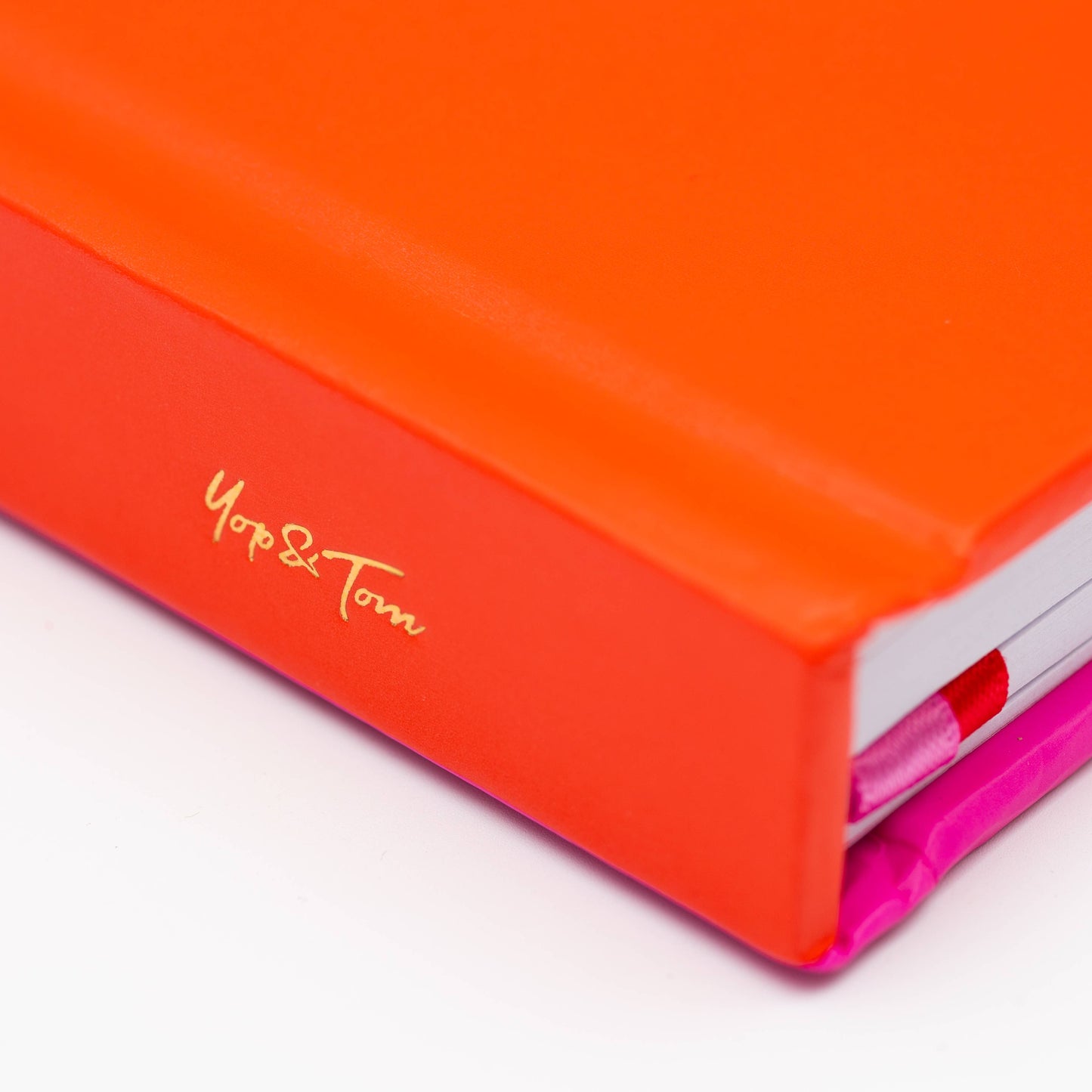 Lined Notebook A5 - Contrast Pink & Red