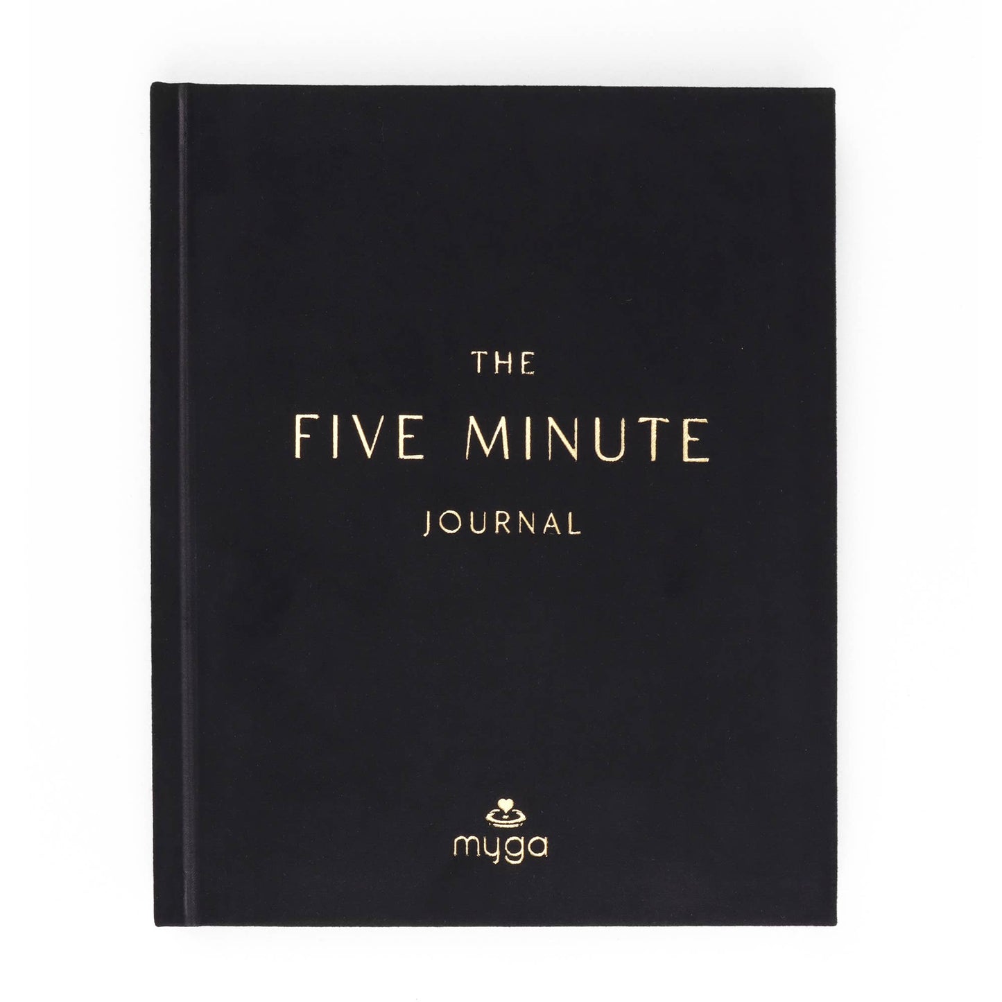 Black Suede Five Minute Journal