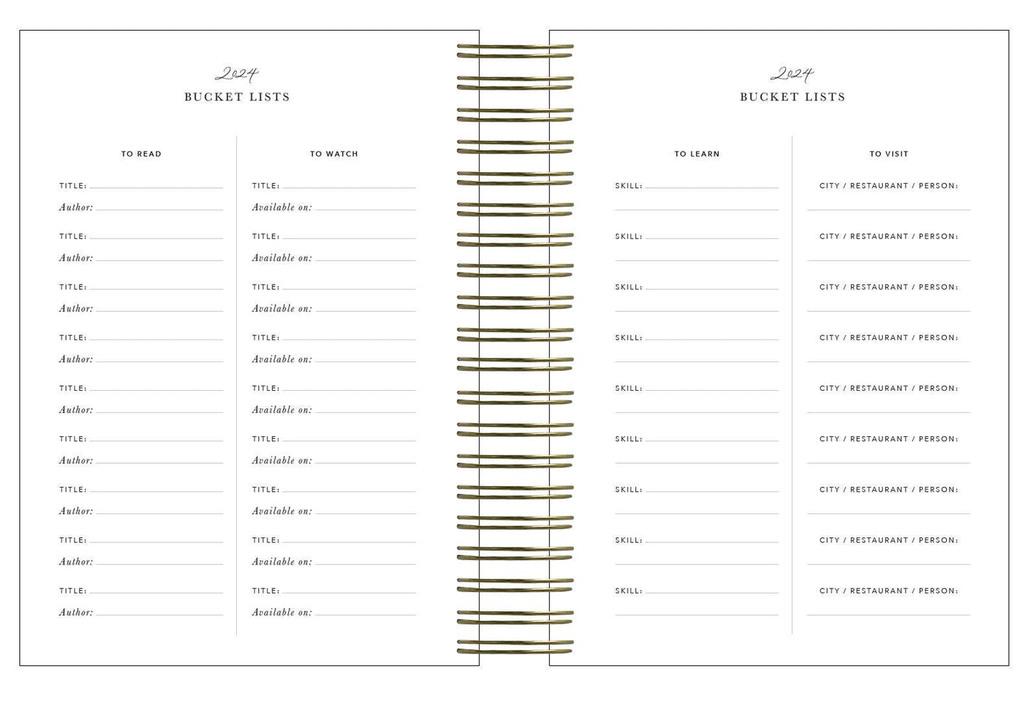 2024 Daily Planner Juniper