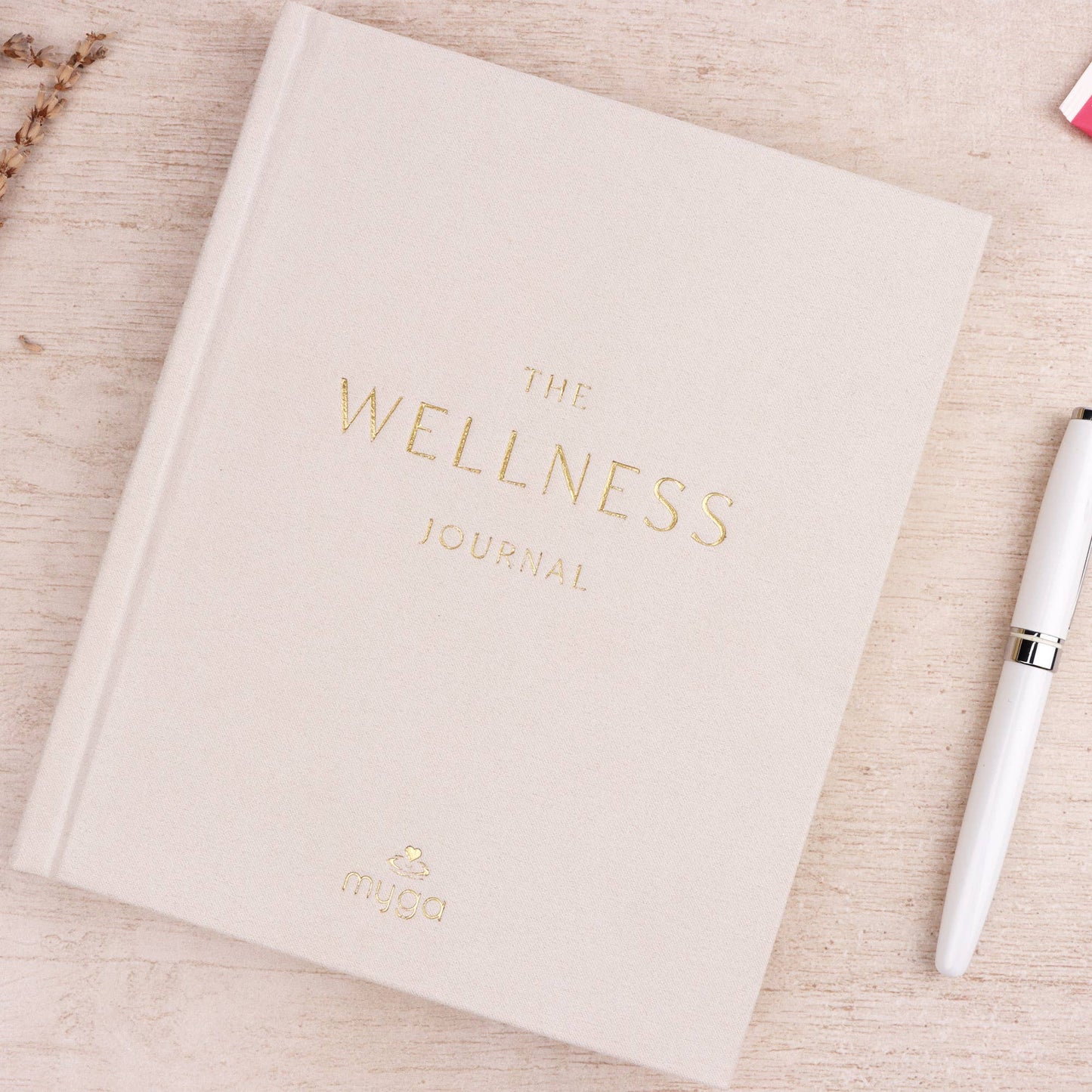 Pink Suede Wellness Planner