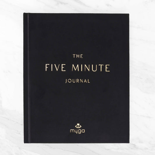 Black Suede Five Minute Journal