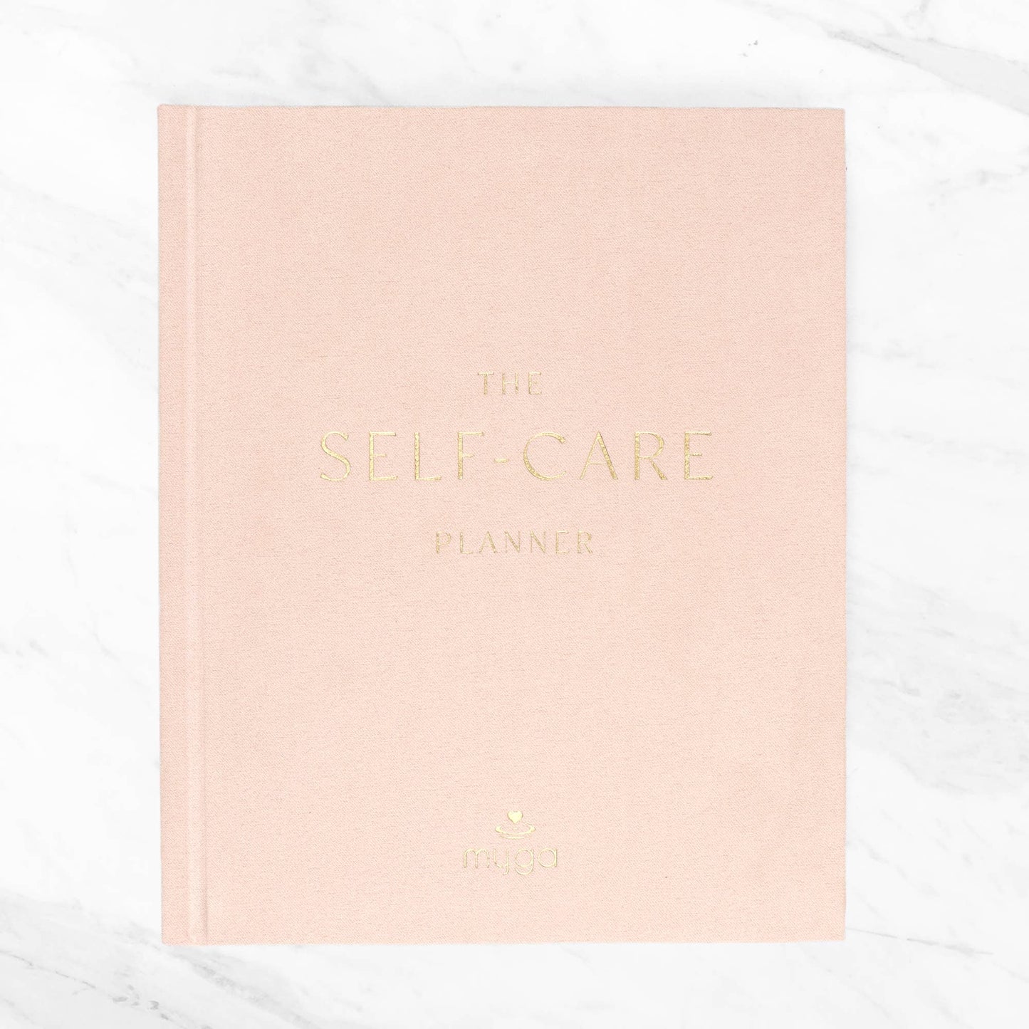 Pink Suede Self-Care Guided Journal