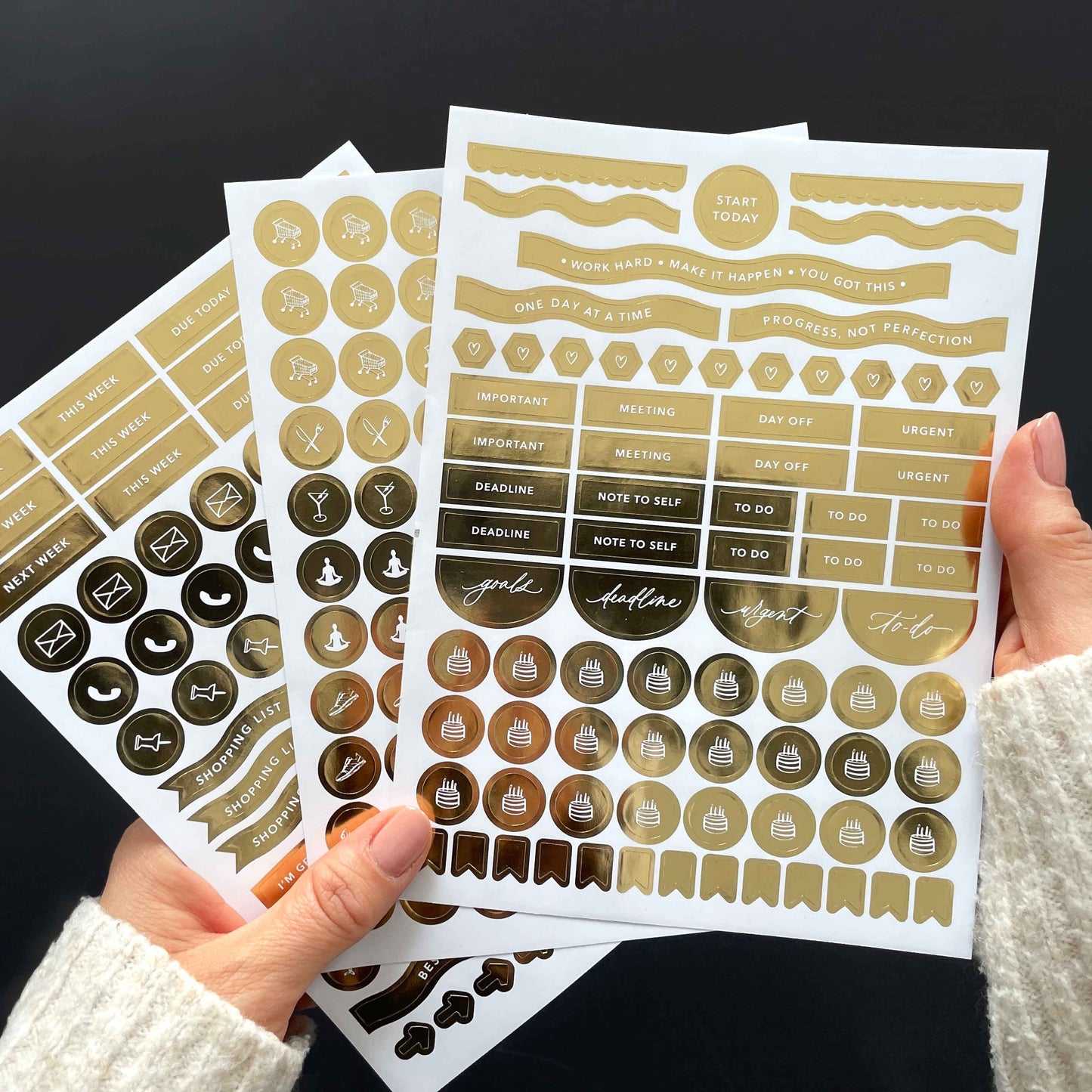 Planner Sticker Pack (3 sheets)